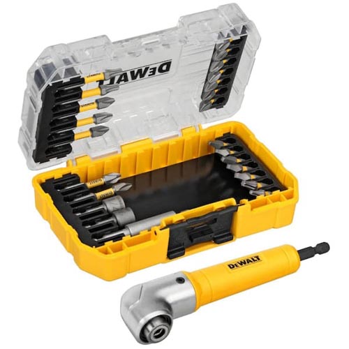 Dewalt MaxFit 1/4" Bit Set With Right Angle Adapter - AIS Trinidad